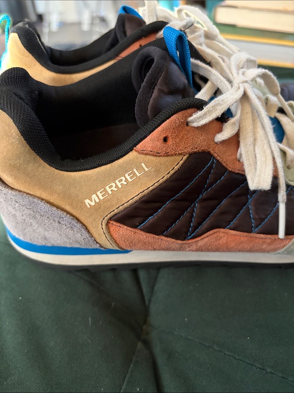 Merrell Men's Multi-Color Lace-Up Sneakers - Red, Green, Blue, Brown - Picture 2 of 5